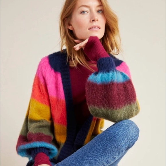 Scotch & Soda Sweaters - Scotch and Soda L rainbow cardigan